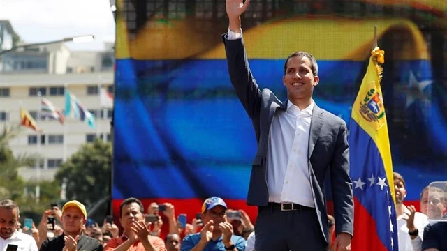 El presidente de la Asamblea Nacional de Venezuela, Juan Guaidó