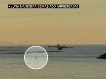 El Ejército del Aire defiende que la maniobra del hidroavión en La Concha era segura y no supuso ningún peligro El Ejército del Aire defiende que la maniobra del hidroavión en La Concha era segura y no supuso ningún peligro