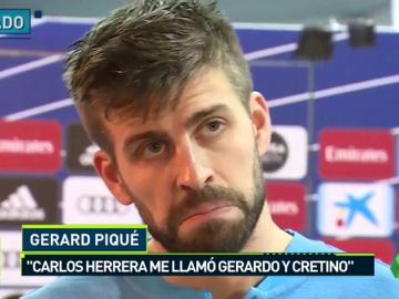 Polémica entre Piqué y Carlos Herrera: "Me llamó Gerardo en tono despectivo" Polémica entre Piqué y Carlos Herrera: "Me llamó Gerardo en tono despectivo"