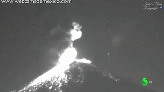 Increíbles imágenes de las explosiones de lava del volcán mexicano Popocatépel Increíbles imágenes de las explosiones de lava del volcán mexicano Popocatépel