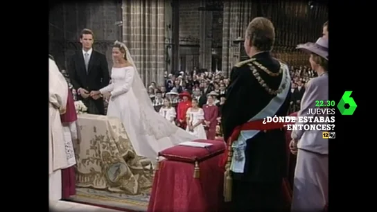 Ana Pastor recuerda este jueves en Dónde estabas entonces uno de los momentos más sonados del 1997: la boda de la infanta Cristina e Iñaki Urdangarín Ana Pastor recuerda este jueves en Dónde estabas entonces uno de los momentos más sonados del 1997: la boda de la infanta Cristina e Iñaki Urdangarín