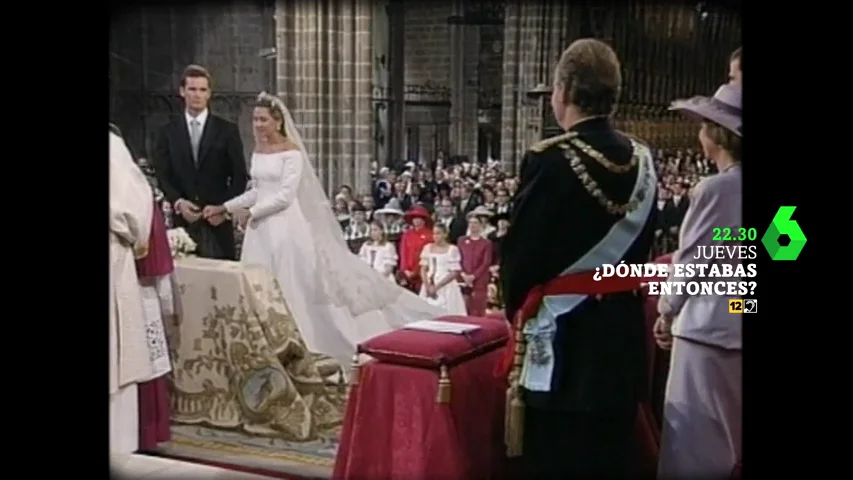 Ana Pastor recuerda este jueves en Dónde estabas entonces uno de los momentos más sonados del 1997: la boda de la infanta Cristina e Iñaki Urdangarín