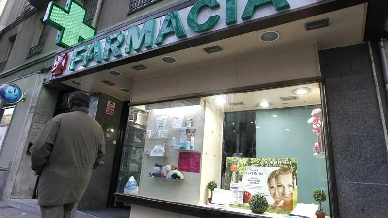 La fachada de una farmacia