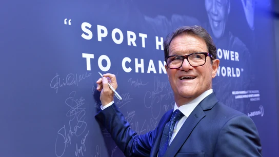 El entrenador Fabio Capello El entrenador Fabio Capello