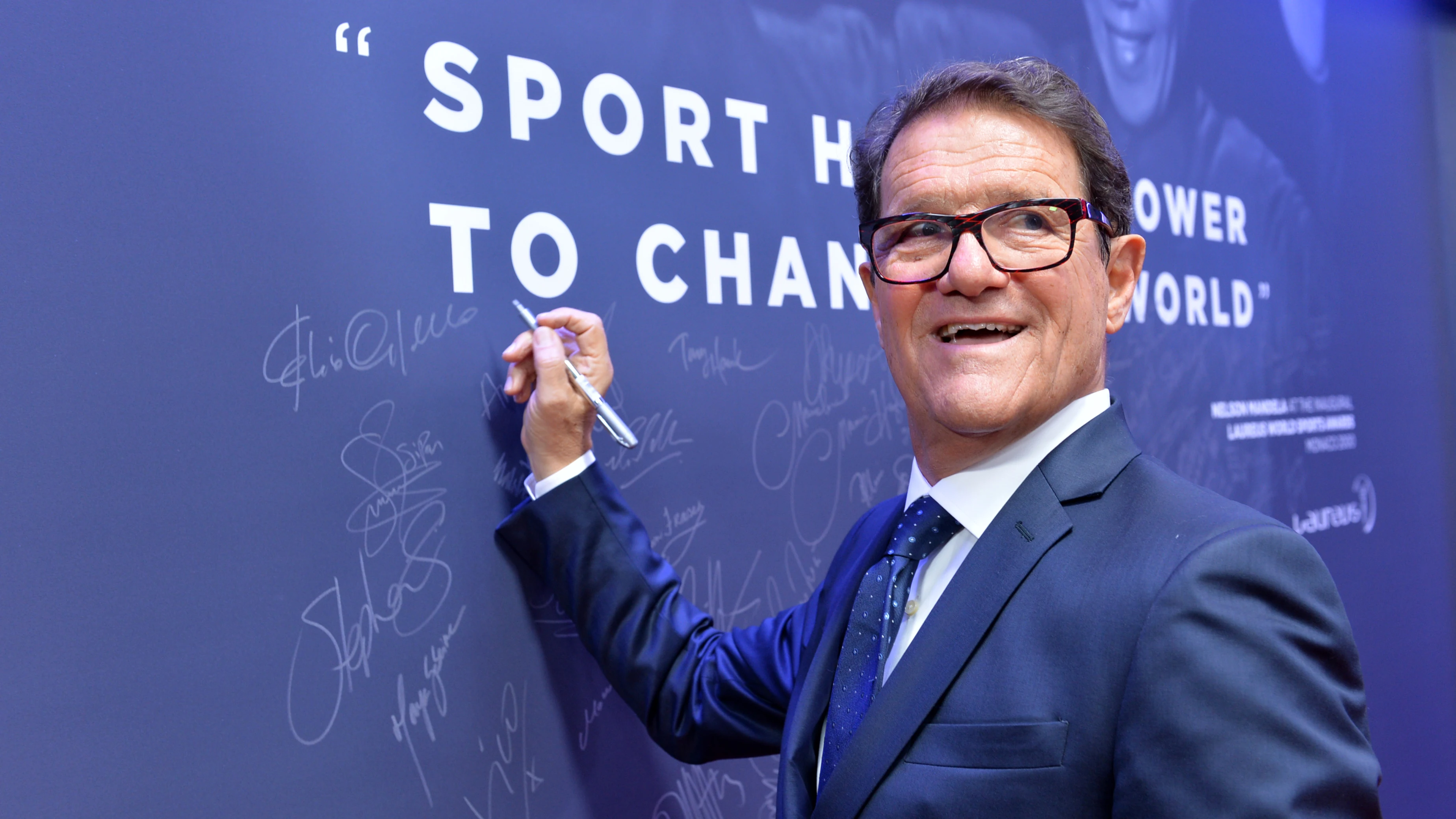 El entrenador Fabio Capello