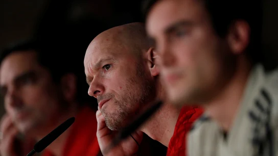 Ten Hag, entrenador del Ajax Ten Hag, entrenador del Ajax