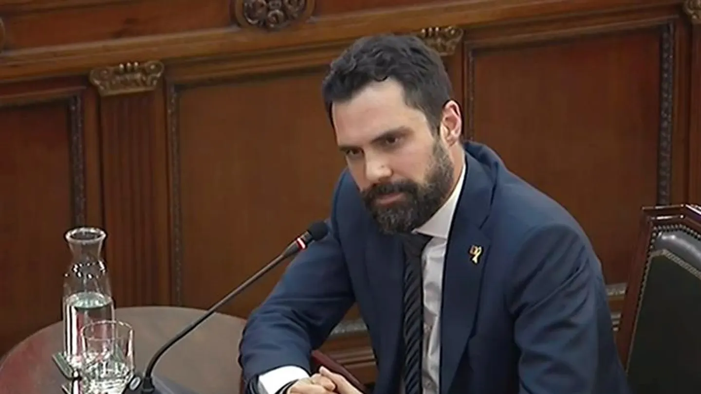 El presidente del Parlament catalán, Roger Torrent El presidente del Parlament catalán, Roger Torrent