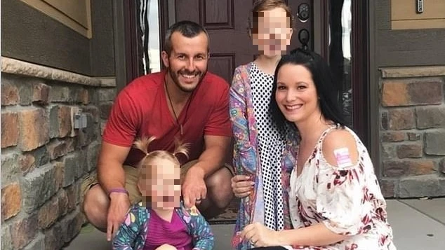 Chris Watts, su mujer y sus dos hijas