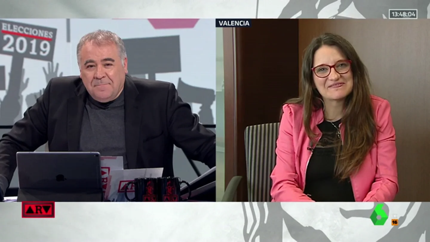 Mónica Oltra en ARV Mónica Oltra en ARV