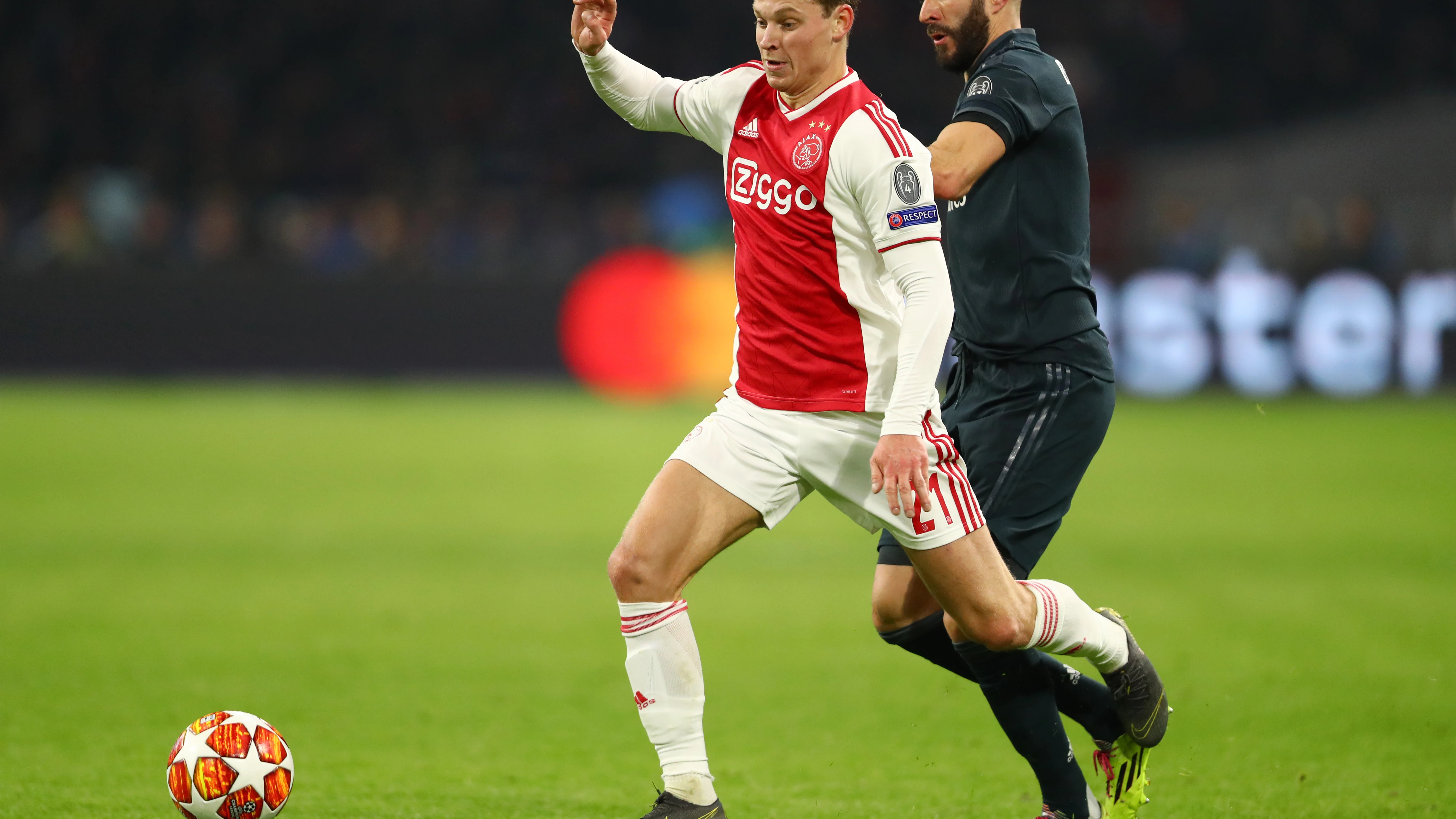 Frenkie de Jong, en el partido de ida ante el Real Madrid