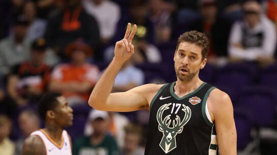 Pau Gasol, en su estreno con los Bucks