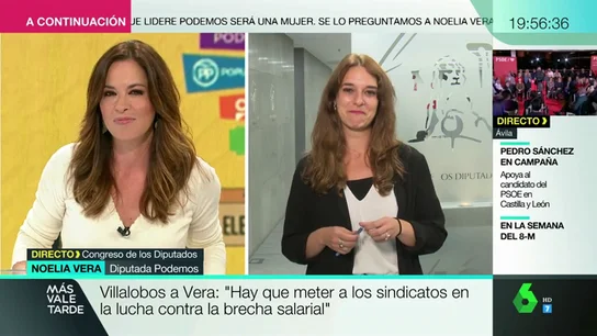Noelia Vega (UP): "Pablo Iglesias es el mejor candidato, además de ser un líder feminista" Noelia Vega (UP): "Pablo Iglesias es el mejor candidato, además de ser un líder feminista"