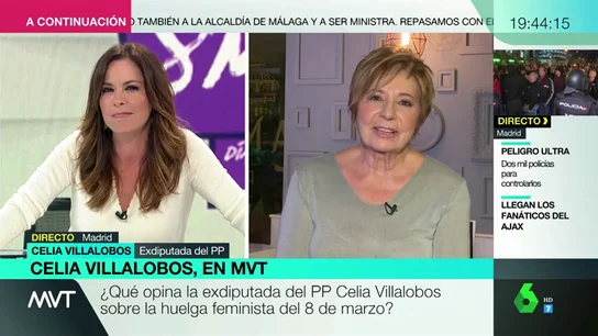 Celia Villalobos: "Luché contra el machismo en mi partido todo lo que he podido, y así me ha ido" Celia Villalobos: "Luché contra el machismo en mi partido todo lo que he podido, y así me ha ido"