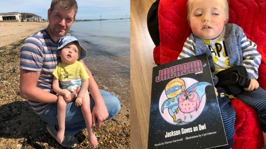 Un padre convierte a su hijo enfermo terminal en un superérhoe de cómic para no olvidarle nunca Un padre convierte a su hijo enfermo terminal en un superérhoe de cómic para no olvidarle nunca