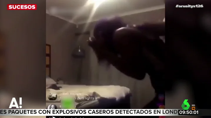 Impactantes imágenes: una conocida cantante sudafricana transmite en directo cómo su novio la agrede