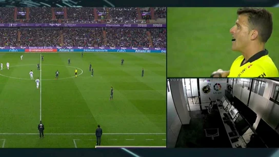 La sala VAR, vacía La sala VAR, vacía