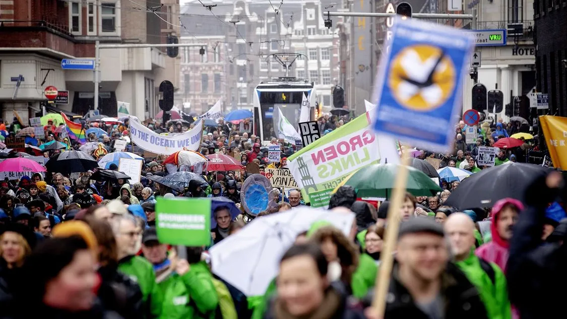 Manifestación en Ámsterdam