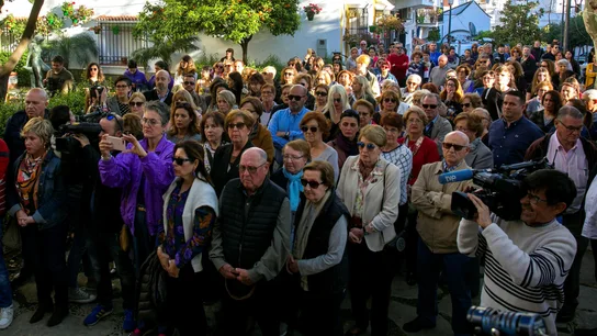 Manifestación en repulsa por el asesinato de una mujer de 58 años por su marido Manifestación en repulsa por el asesinato de una mujer de 58 años por su marido