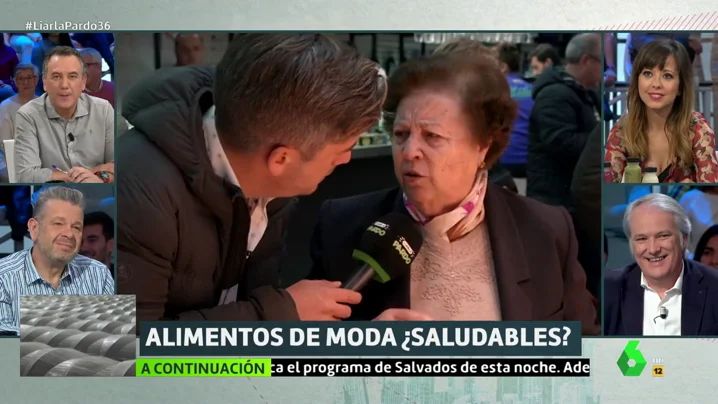 Luis Troya en el mercado de Villa de Vallecas