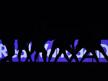 Los jugadores calientan en un José Zorrilla sin luz Los jugadores calientan en un José Zorrilla sin luz