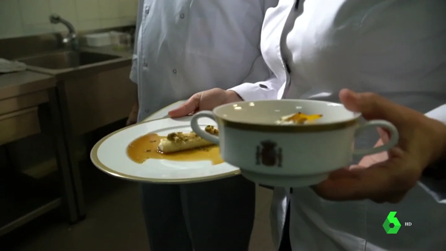 Menú elaborado por la chef María José San Román en las cocinas de La Moncloa Menú elaborado por la chef María José San Román en las cocinas de La Moncloa