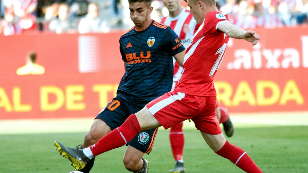 Ferrán Torres, ante el Girona