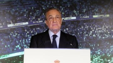 Florentino Pérez en el Bernabeu