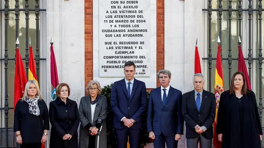 Manuela Carmena, Pedro Sánchez y Ángel Garrido Manuela Carmena, Pedro Sánchez y Ángel Garrido
