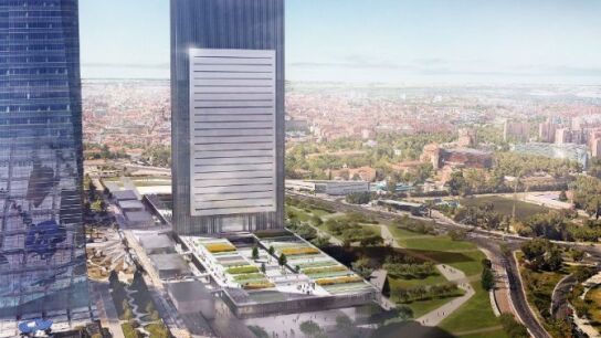 Maqueta digital de la Quinta Torre del Paseo de la Castellana