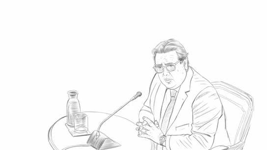 El exministro Juan Ignacio Zoido durante su declaración El exministro Juan Ignacio Zoido durante su declaración