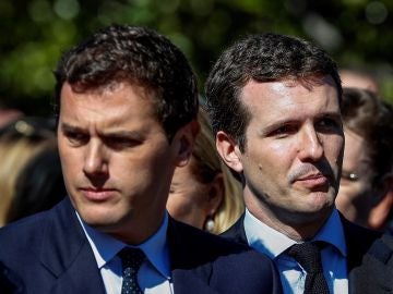 El presidente del PP, Pablo Casado, y el presidente de Ciudadanos, Albert Rivera El presidente del PP, Pablo Casado, y el presidente de Ciudadanos, Albert Rivera