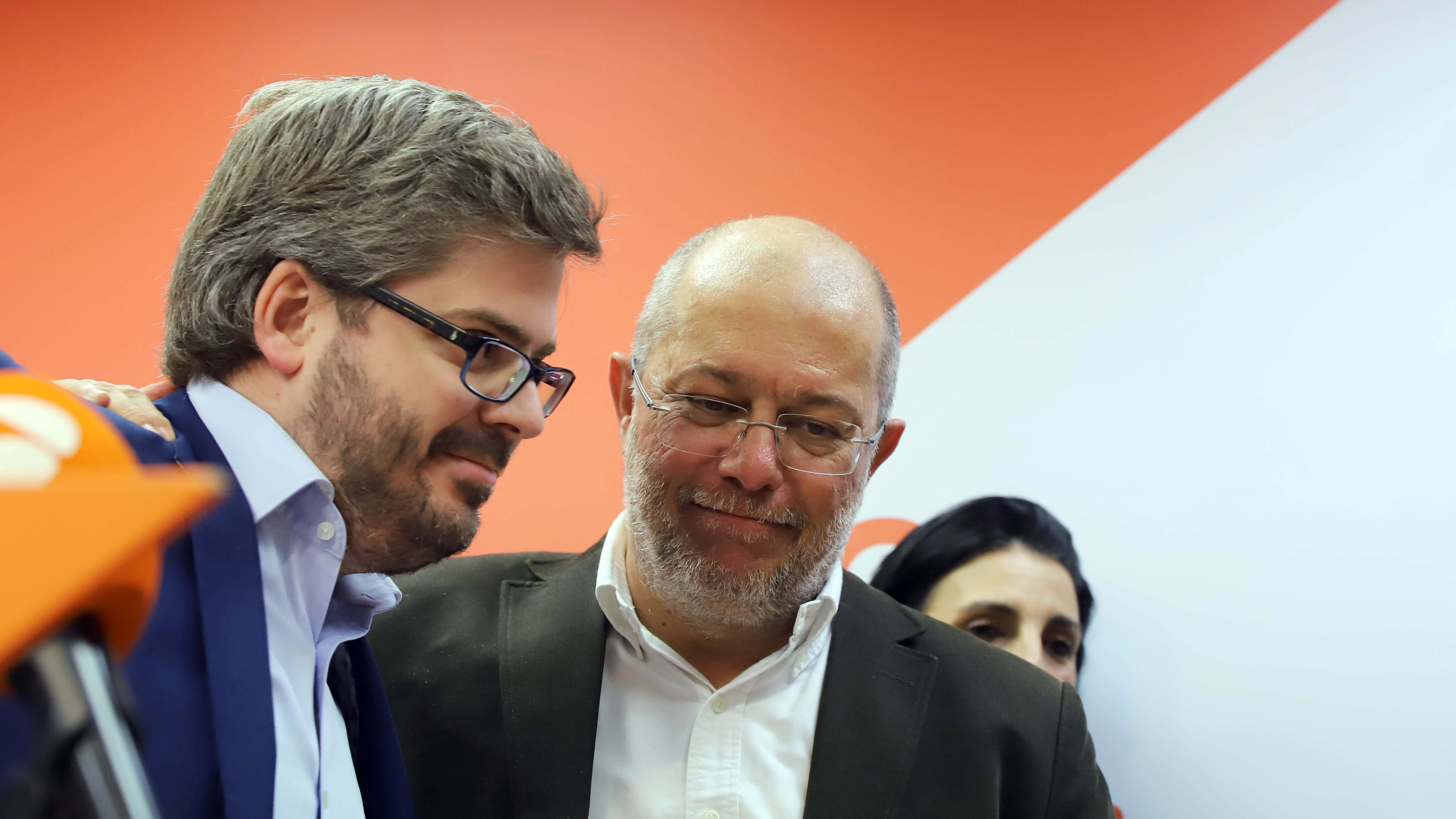 Fran Hervías, cuando todavía era secretario de organización de Ciudadanos junto a Francisco Igea