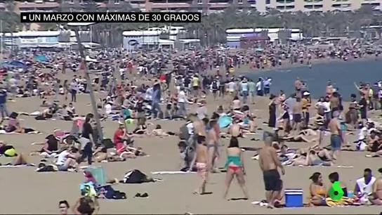 Temperaturas de hasta 30º en Valencia El calor llega a todos los punto de España