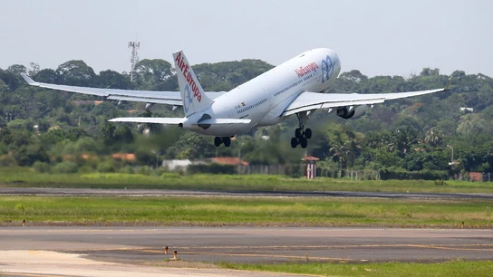 Vista de un avión de Air Europa Vista de un avión de Air Europa