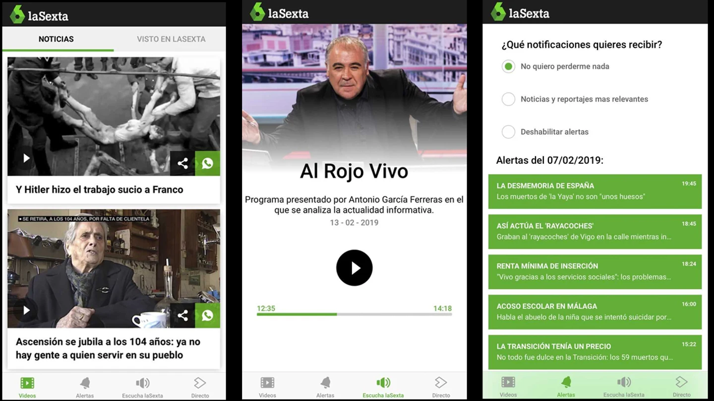La nueva app de laSexta La nueva app de laSexta
