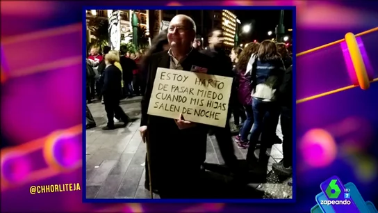 "Estoy harto de pasar miedo cuando mis hijas salen" y otras reivindicativas pancartas que reflejan que la lucha por la igualdad es de todos "Estoy harto de pasar miedo cuando mis hijas salen" y otras reivindicativas pancartas que reflejan que la lucha por la igualdad es de todos