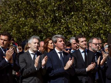 Pablo Casado, Ángel Garrido, Fernando Grande-Marlaska, Albert Rivera Pablo Casado, Ángel Garrido, Fernando Grande-Marlaska, Albert Rivera