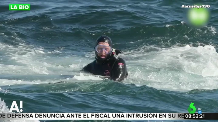 El buzo al que una ballena escupió vivo tras engullirlo