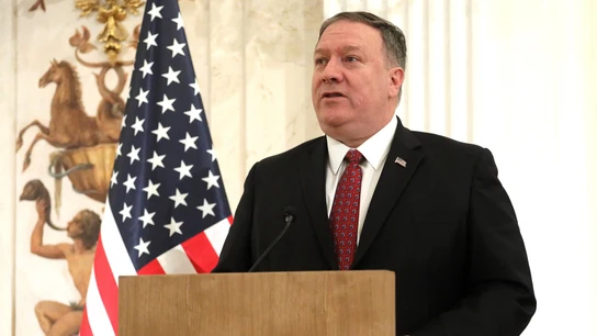 El secretario de Estado de EEUU, Mike Pompeo El secretario de Estado de EE.UU., Mike Pompeo
