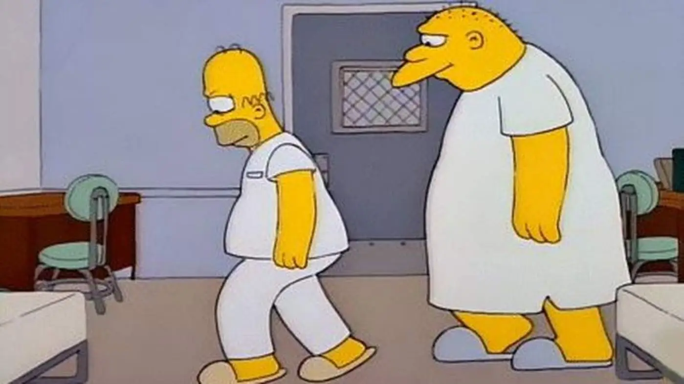 Imagen del episodio de Los Simpson doblado por Michael Jackson