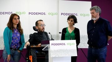 Rueda de prensa de Podemos-Equo