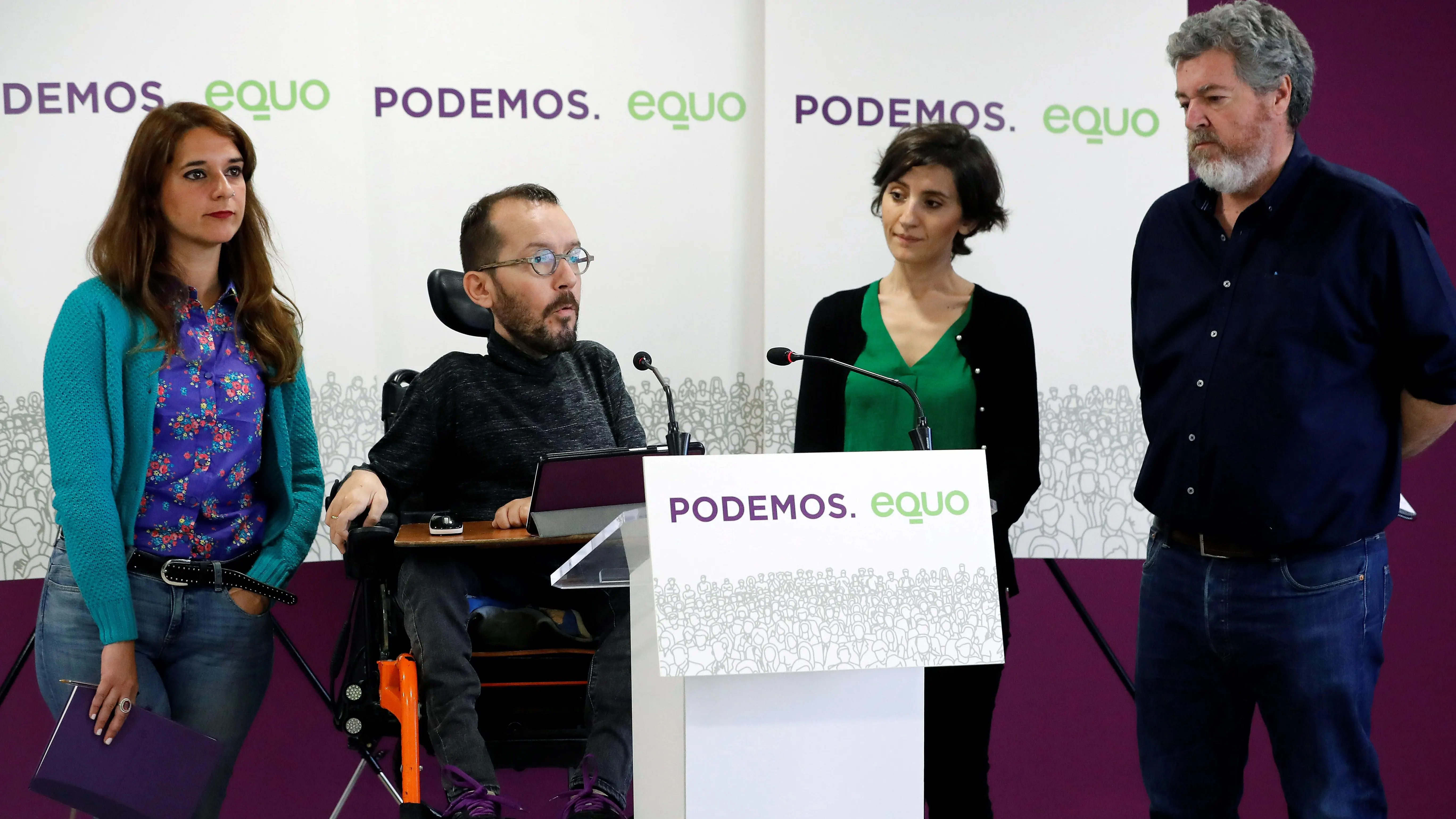 Rueda de prensa de Podemos-Equo