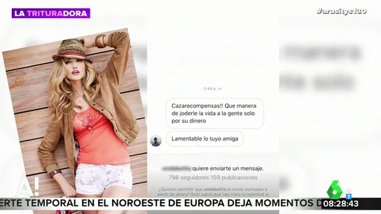 Alba Carrillo muestra el acoso que sufre en las redes sociales: "Eres una trepa, payasa" Alba Carrillo muestra el acoso que sufre en las redes sociales: "Eres una trepa, payasa"