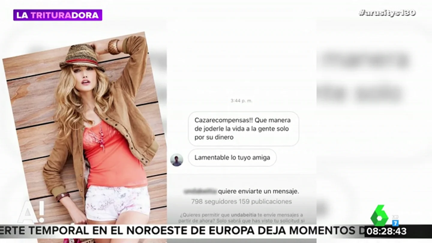 Alba Carrillo muestra el acoso que sufre en las redes sociales: "Eres una trepa, payasa" Alba Carrillo muestra el acoso que sufre en las redes sociales: "Eres una trepa, payasa"