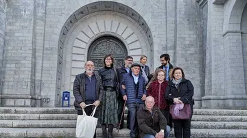 Las familias de las víctimas que visitaron el Valle de los Caídos