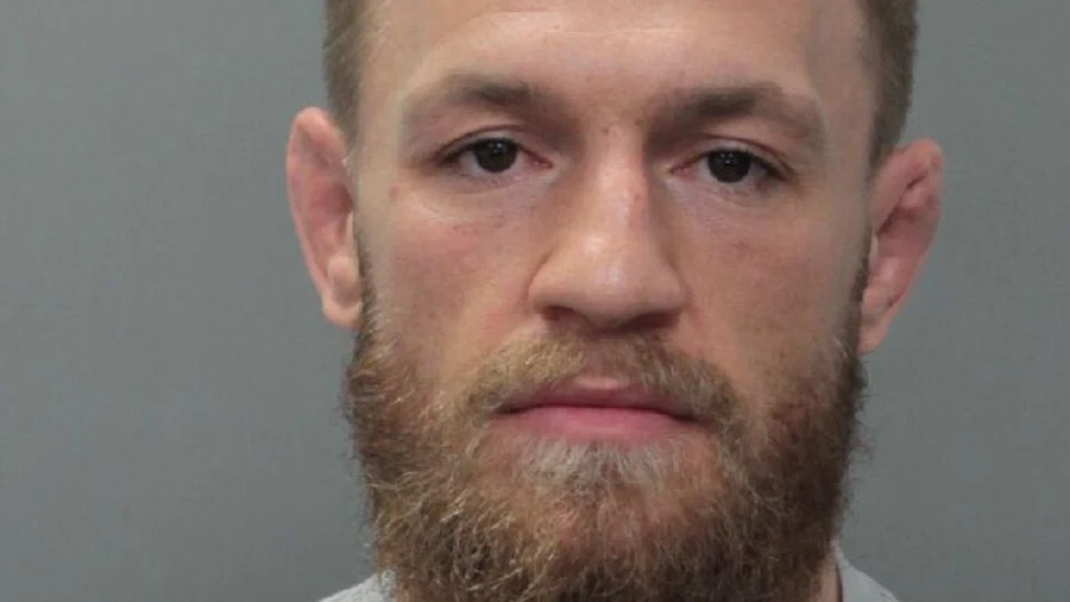 Foto de la Policía de Miami tras detener a Conor McGregor Foto de la Policía de Miami tras detener a Conor McGregor