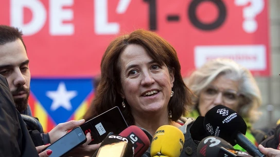 La presidenta de la ANC, Elisenda Paluzie La presidenta de la ANC, Elisenda Paluzie