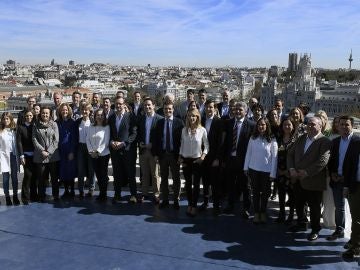 Pablo Casado junto a sus cabeza de lista para las elecciones generales en Madrid Pablo Casado junto a sus cabeza de lista para las elecciones generales en Madrid