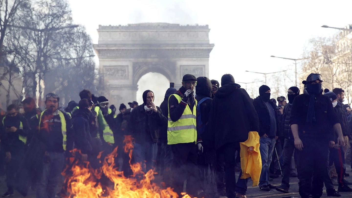 Nueva jornada de protestas de los chalecos amarillos en Francia Nueva jornada de protestas de los chalecos amarillos en Francia