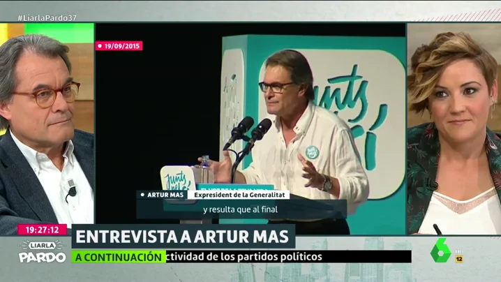 Artur Mas insiste en su idea de que los bancos "estarían ahí" con una Cataluña independiente aunque la realidad le desmiente 